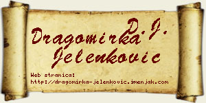 Dragomirka Jelenković vizit kartica